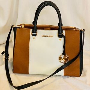Michael Kors Sutton Color Block Purse Bag Tote